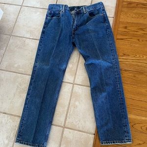 Men’s Levi 505 Denim Jeans 38x32 EUC SFPF
